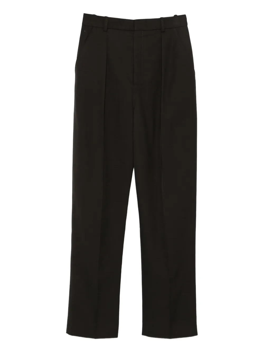 LEMAIRE pleated-pocket trousers | Black | Image 1