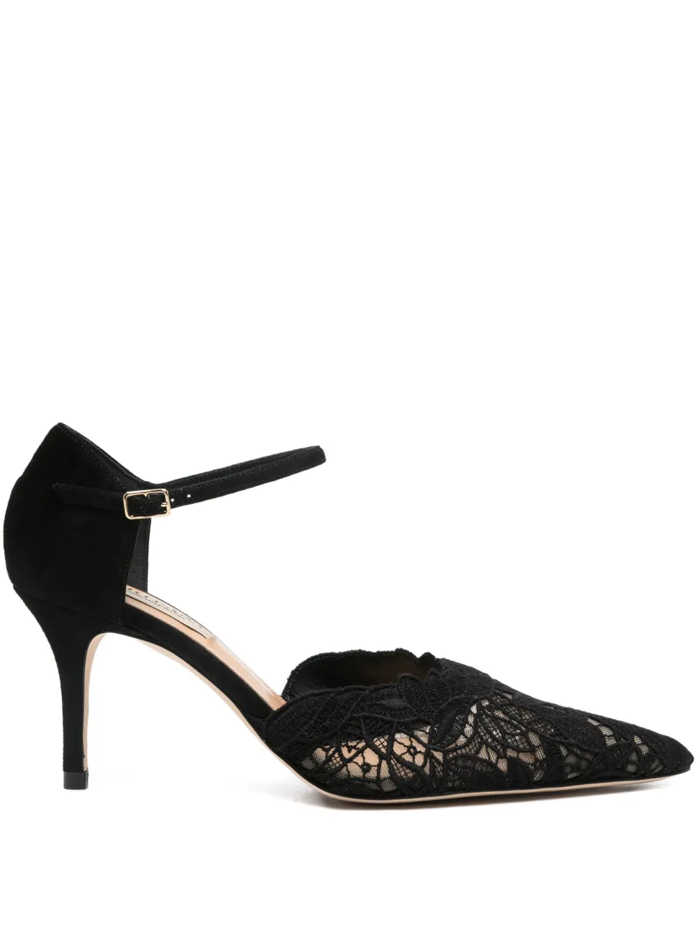 Arteana leather heeled pumps Black