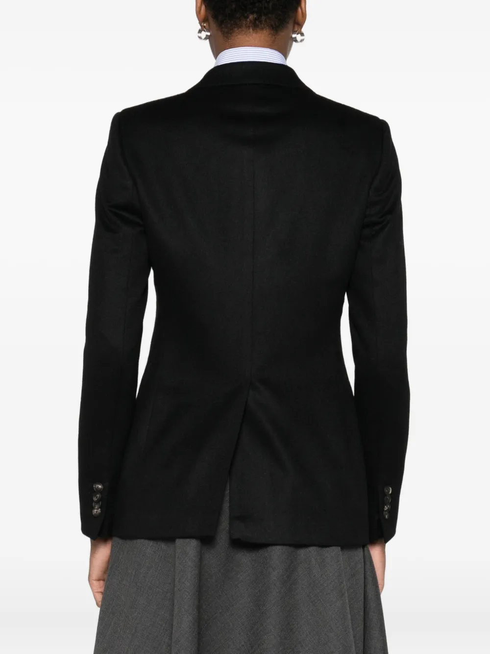 Tagliatore Single-breasted Long-sleeve Blazer In Black