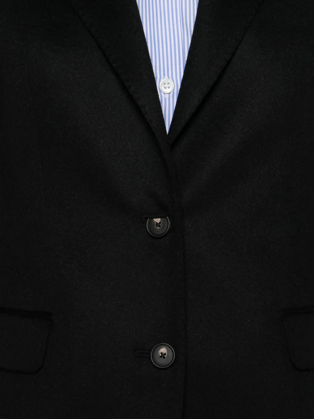 Tagliatore Single-breasted Long-sleeve Blazer In Black