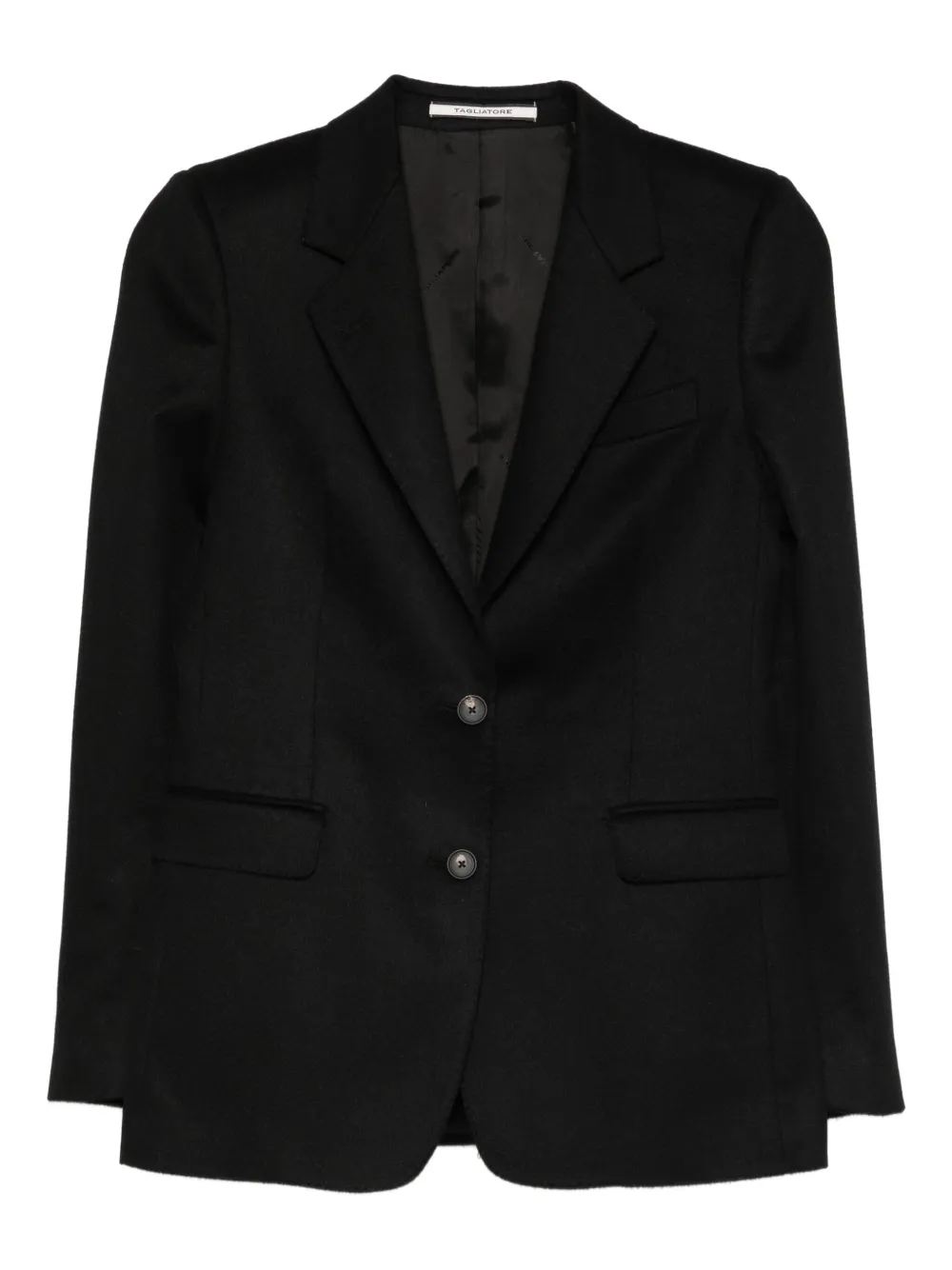 Tagliatore single-breasted long-sleeve blazer | Black | Image 1
