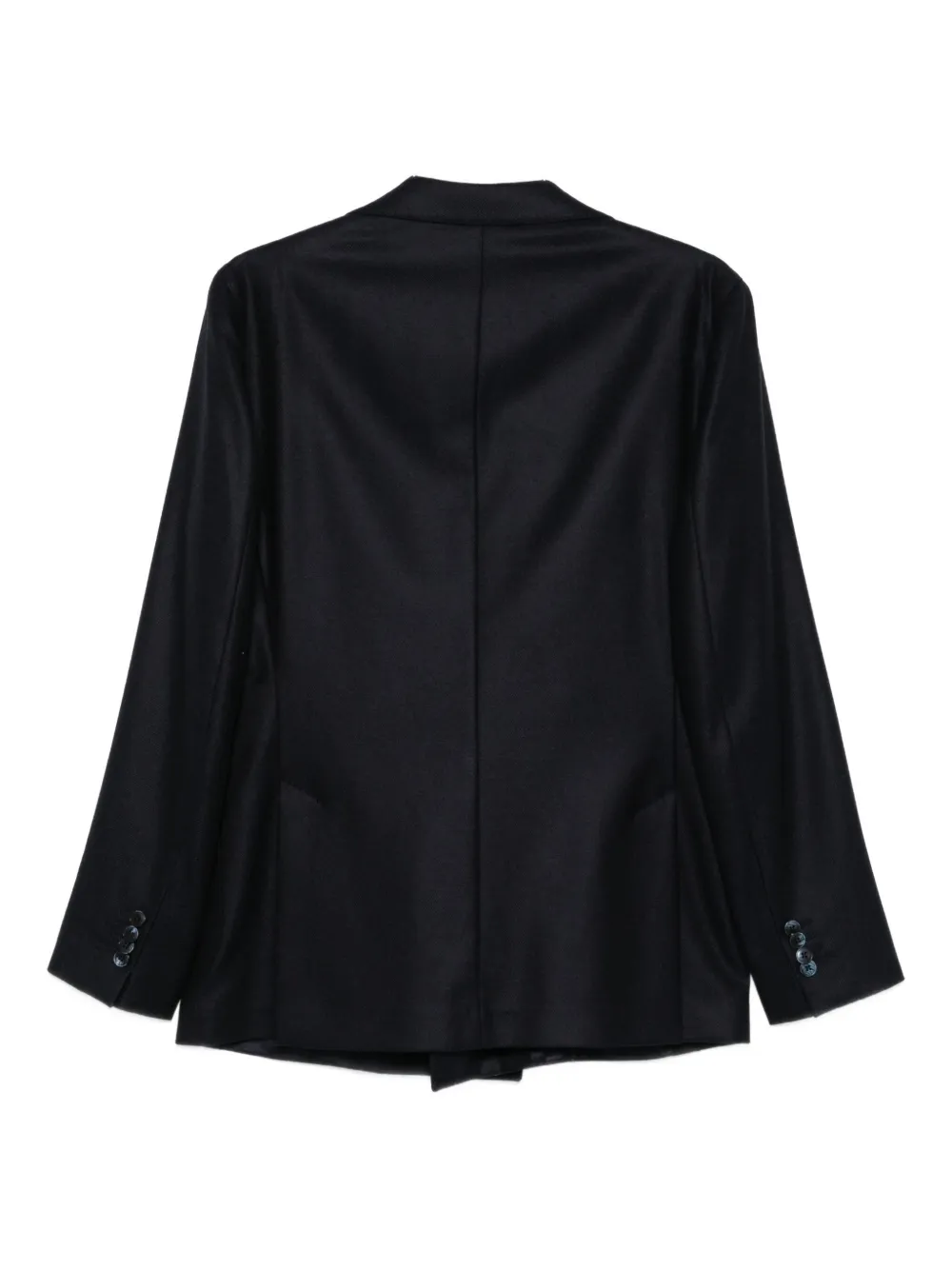 Luigi Bianchi Mantova Double-breasted Wool Blazer In Blue