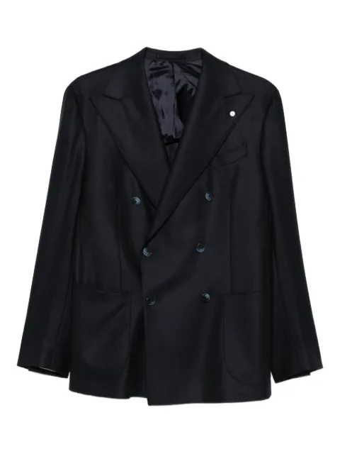 LUIGI BIANCHI MANTOVA double-breasted wool blazer