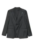 LUIGI BIANCHI MANTOVA wool two-button suit - Grey