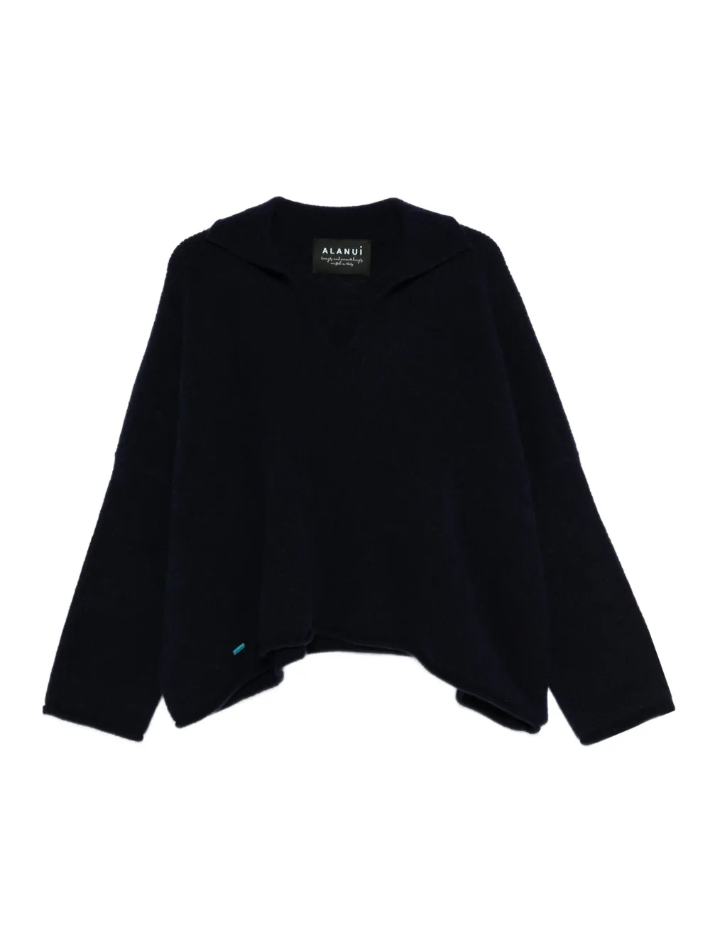 Alanui polo-neck sweater | Blue | Image 1