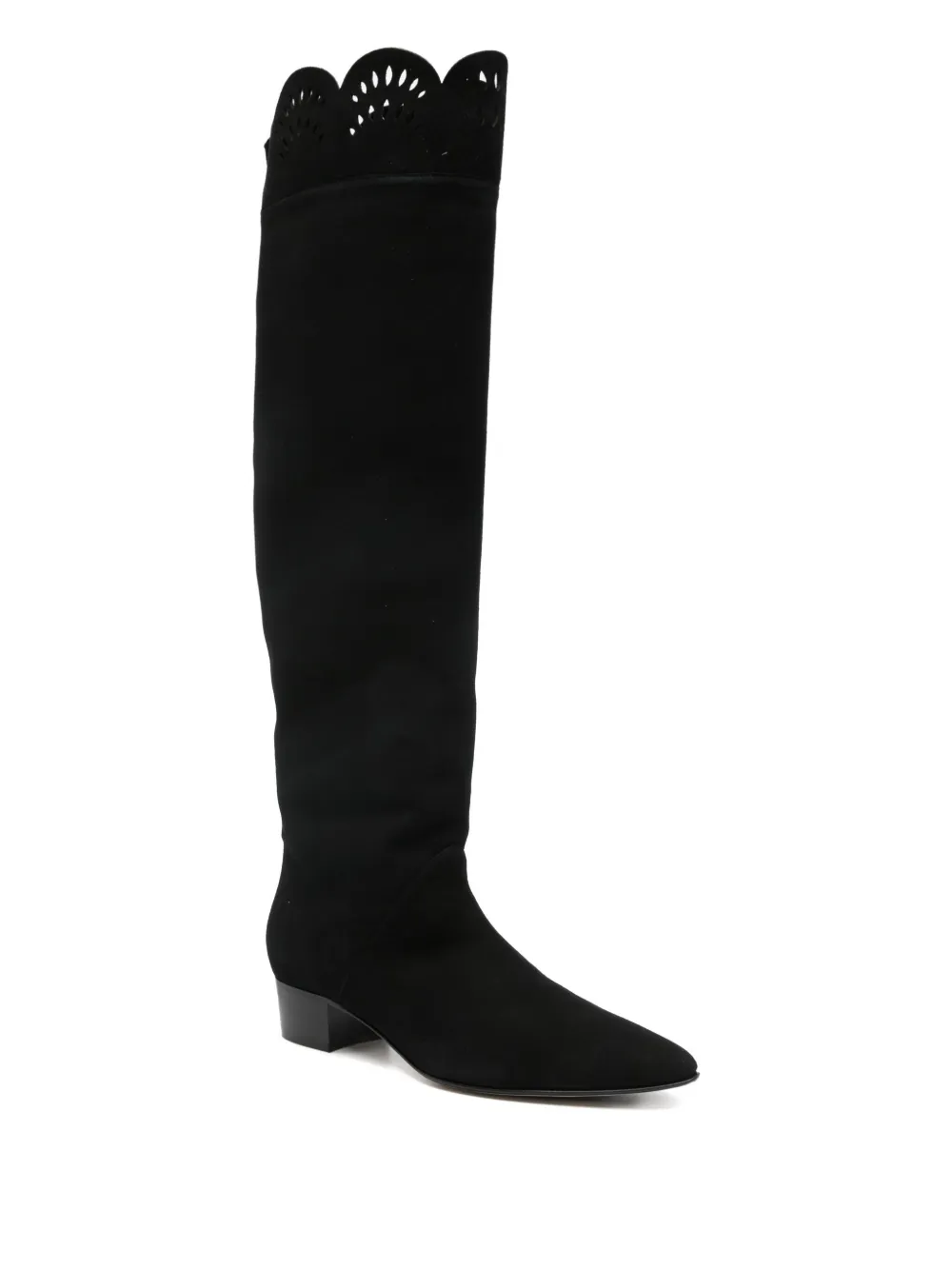 Arteana 30mm scallop-trim boots | Knee-High Boots | Image 2