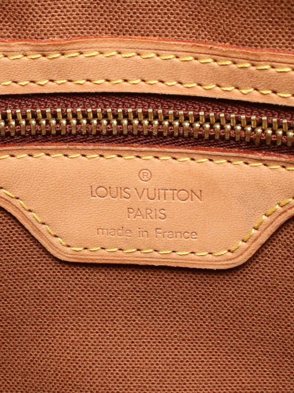 Pre-owned Louis Vuitton 2003 Monogram Vavin Gm Tote Bag In Brown