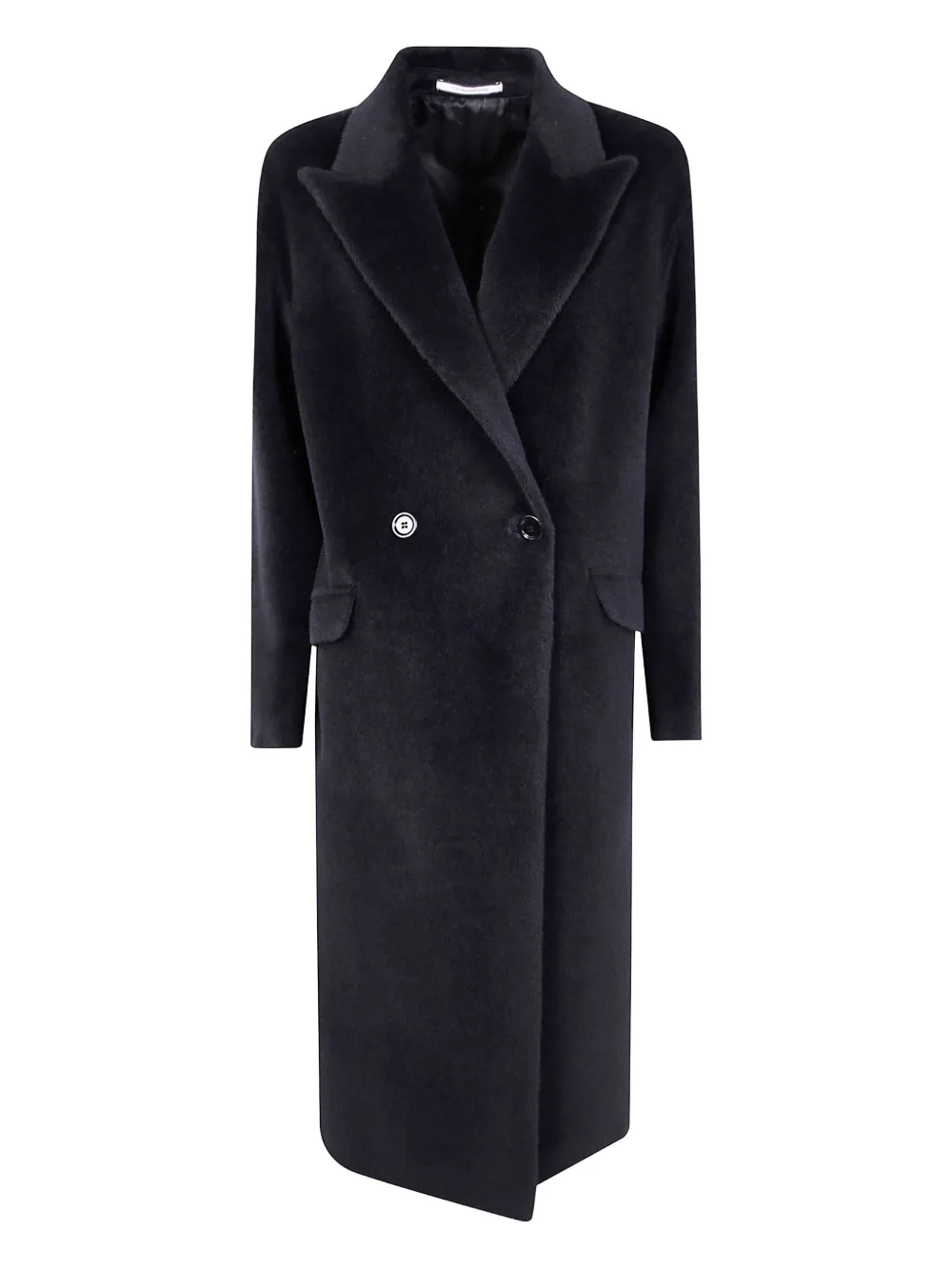 Tagliatore double-breasted wool coat | Black | Image 1