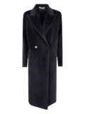 Tagliatore double-breasted wool coat - Black