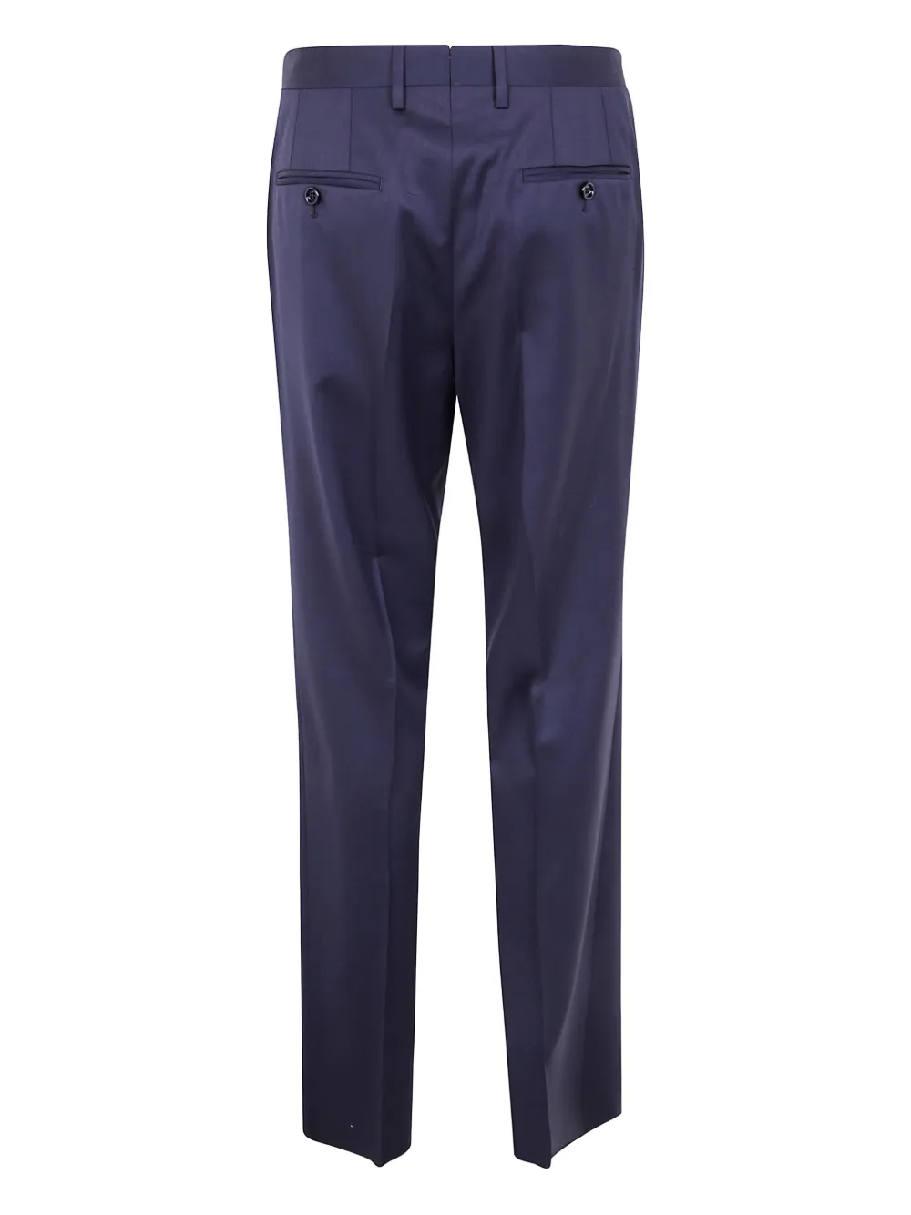 Lardini pleated wool trousers - Blauw