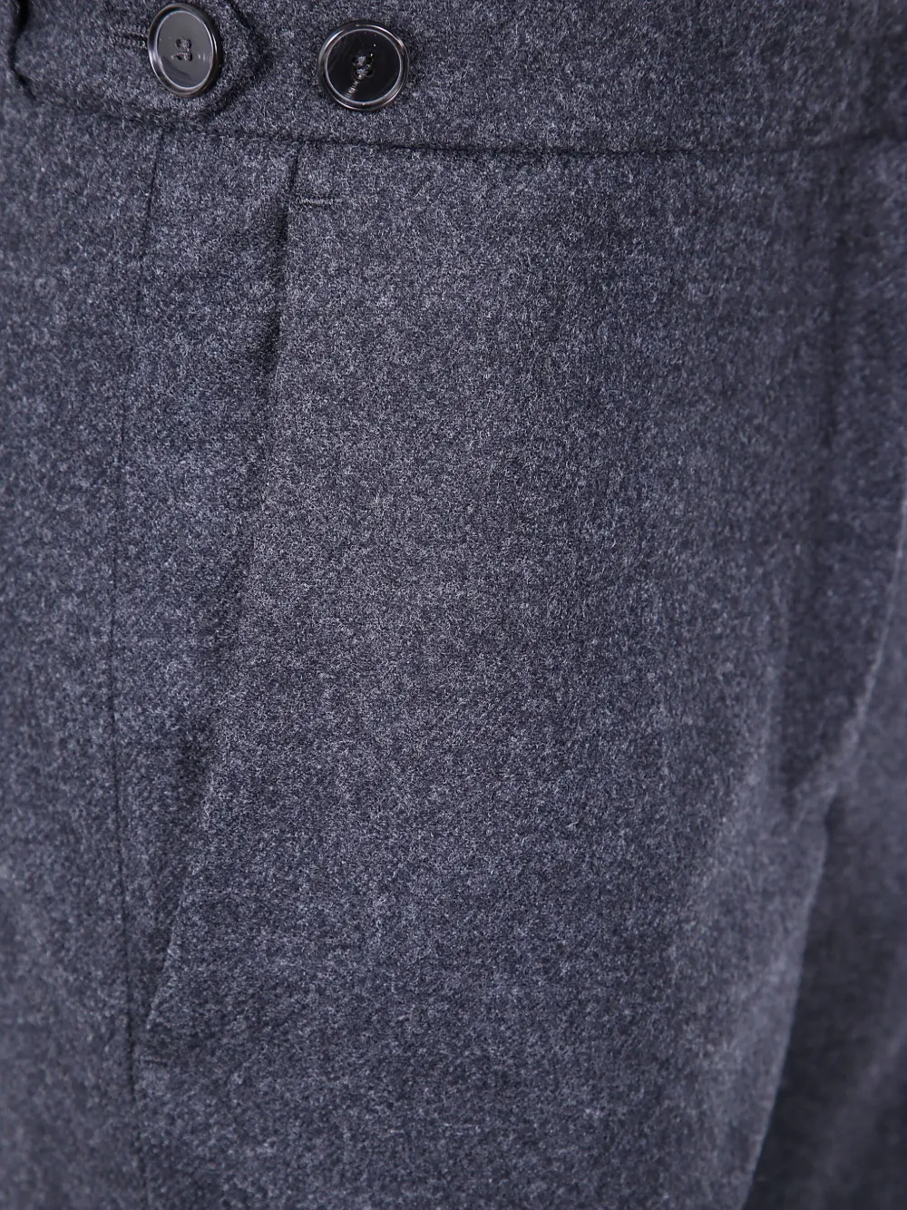 Darkpark Tailored Wool Pants With Pleats And Pockets In Blue