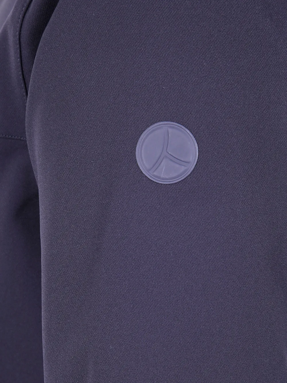 People Of Shibuya Hooded Zip-front Jacket In Blue
