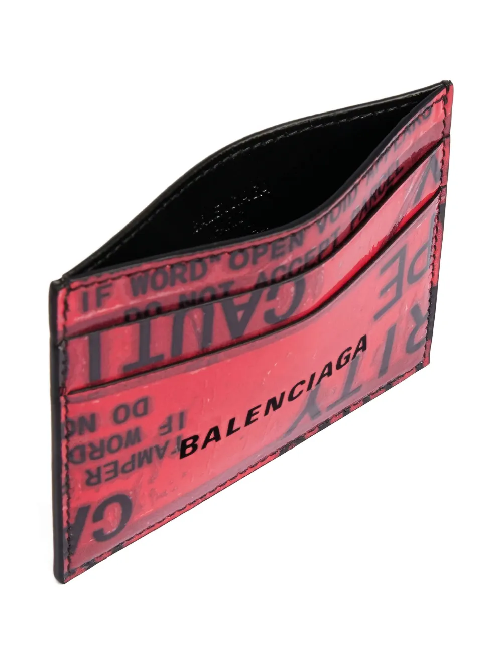 Balenciaga logo-motif leather card holder | Image 2