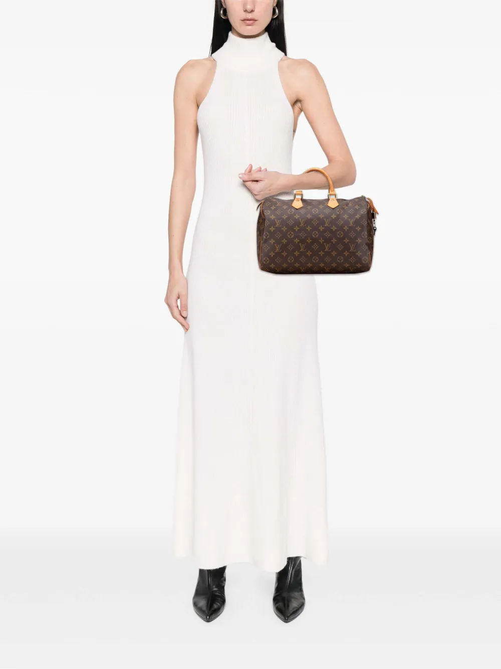 Louis Vuitton Pre-Owned 1998 Monogram Speedy 35 boston bag | Pre-Owned | Image 2