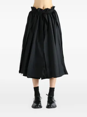 グレー フレア巻きスカート風パンツ　tao COMME des GARÇONS グレー フレア巻きスカート風パンツ tao COMME des GARÇONS