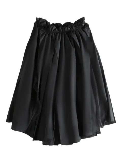 Comme des Garçons TAO pleated drawstring midi skirt