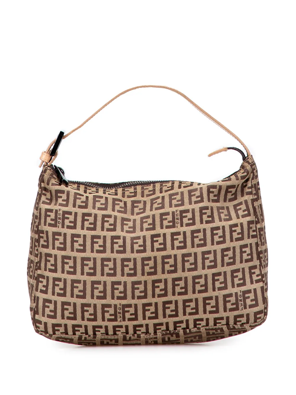 Fendi Pre-Owned 2000-2010 ズッキーノ キャンバス ハンドバッグ - ブラウン Fendi Pre-Owned 2000-2010 ズッキーノ キャンバス ハンドバッグ - ブラウン