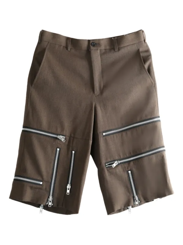 Comme des Garçons Wool Short Pants Comme Des Garçons Homme Plus Wool Shorts | Black | FARFETCH