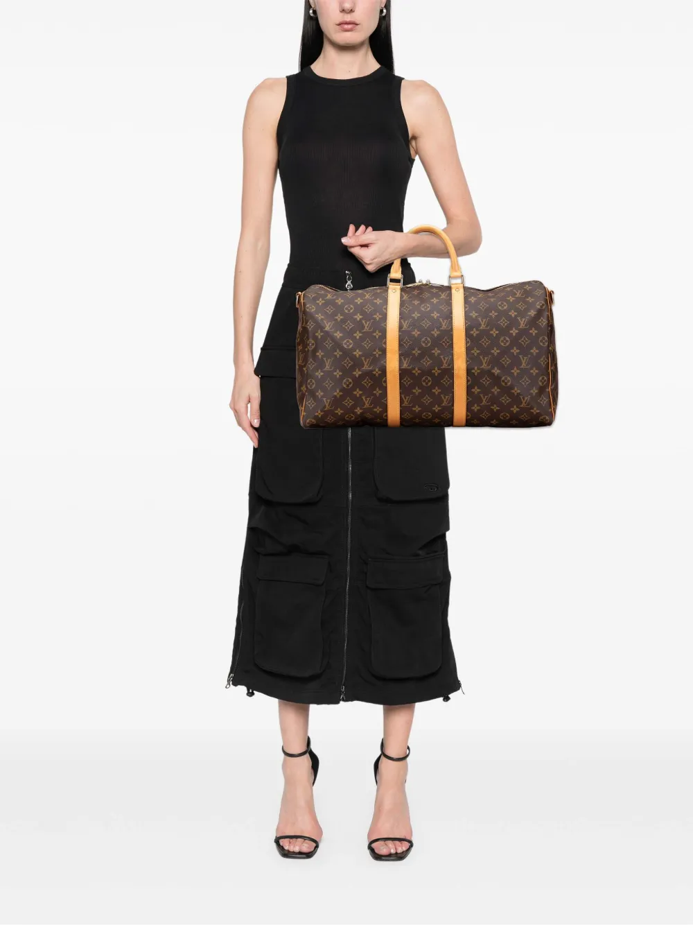 Louis Vuitton Pre-Owned 1999 Monogram Keepall Bandouliere 50 travel bag | Pre-Owned | Image 2