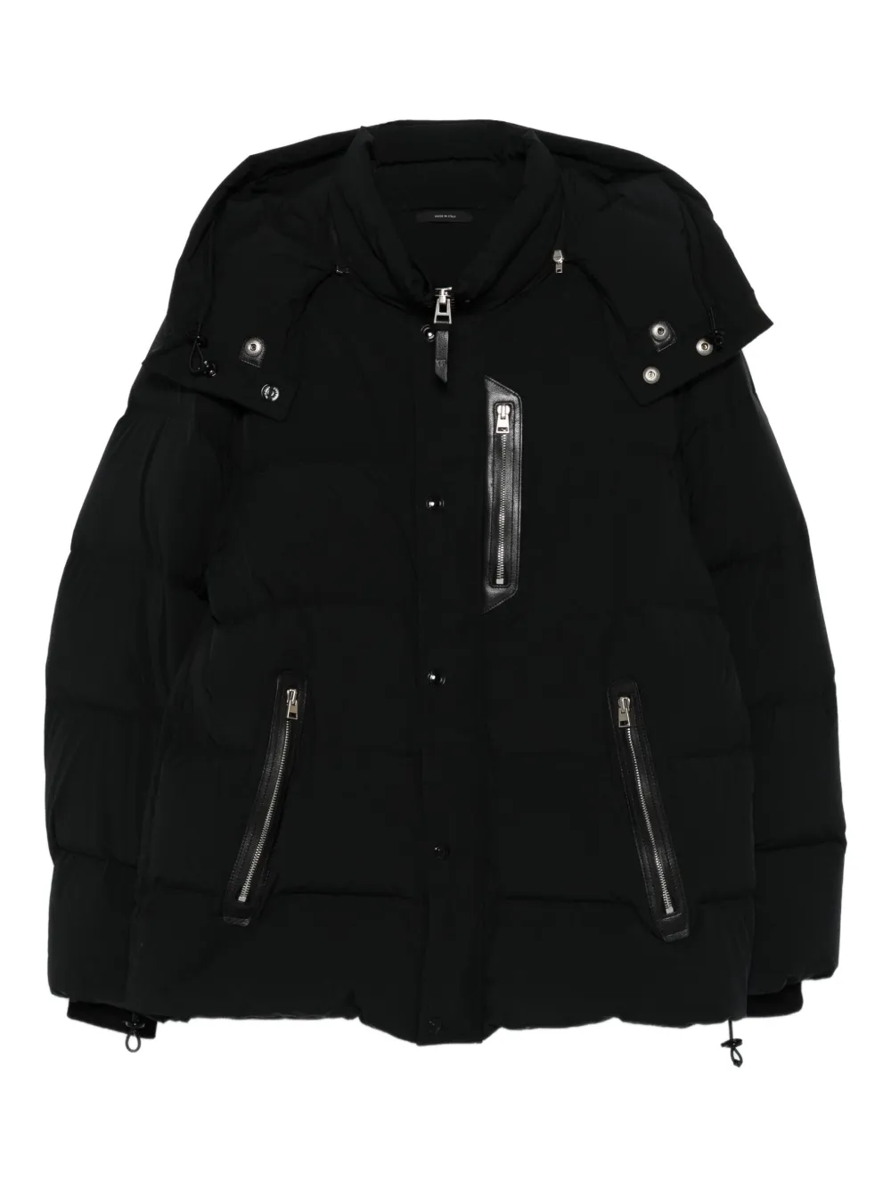 TOM FORD hooded puffer jacket | Black | Image 1