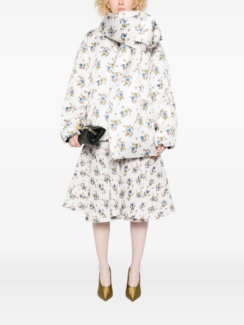 Nº21 floral-print balloon-sleeves jacket | Oversized Jackets | Image 2