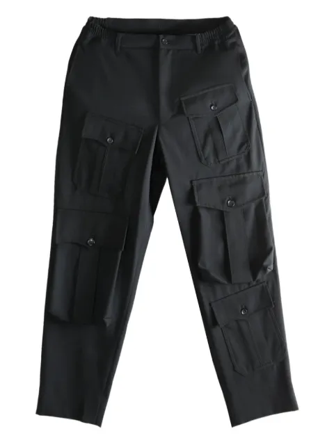 Comme Des Garçons multiple-pocket wool trousers