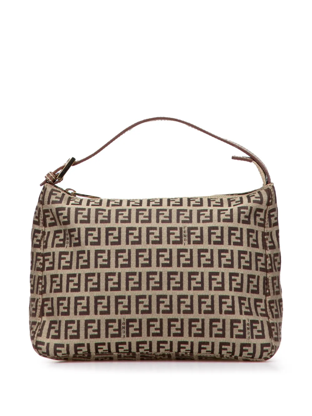 Fendi Pre-Owned 2000-2010 ズッキーノ キャンバス ハンドバッグ - ブラウン Fendi Pre-Owned 2000-2010 ズッキーノ キャンバス ハンドバッグ - ブラウン