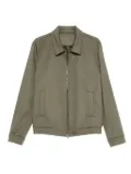 Costumein zip-front welt-pocket jacket - Green