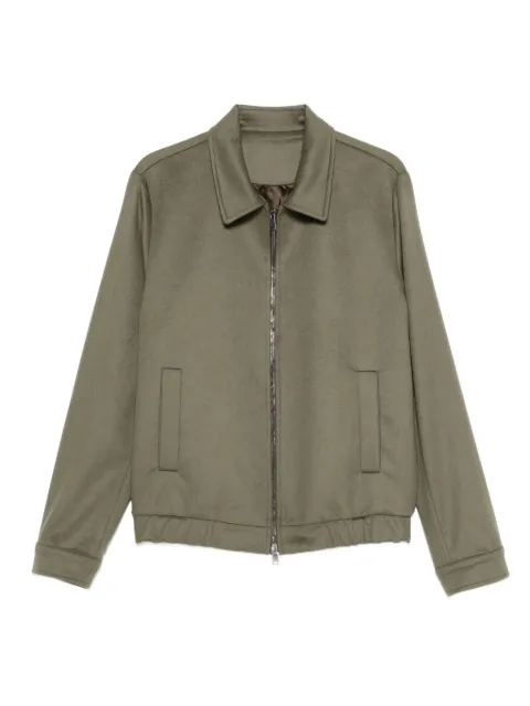 Costumein zip-front welt-pocket jacket