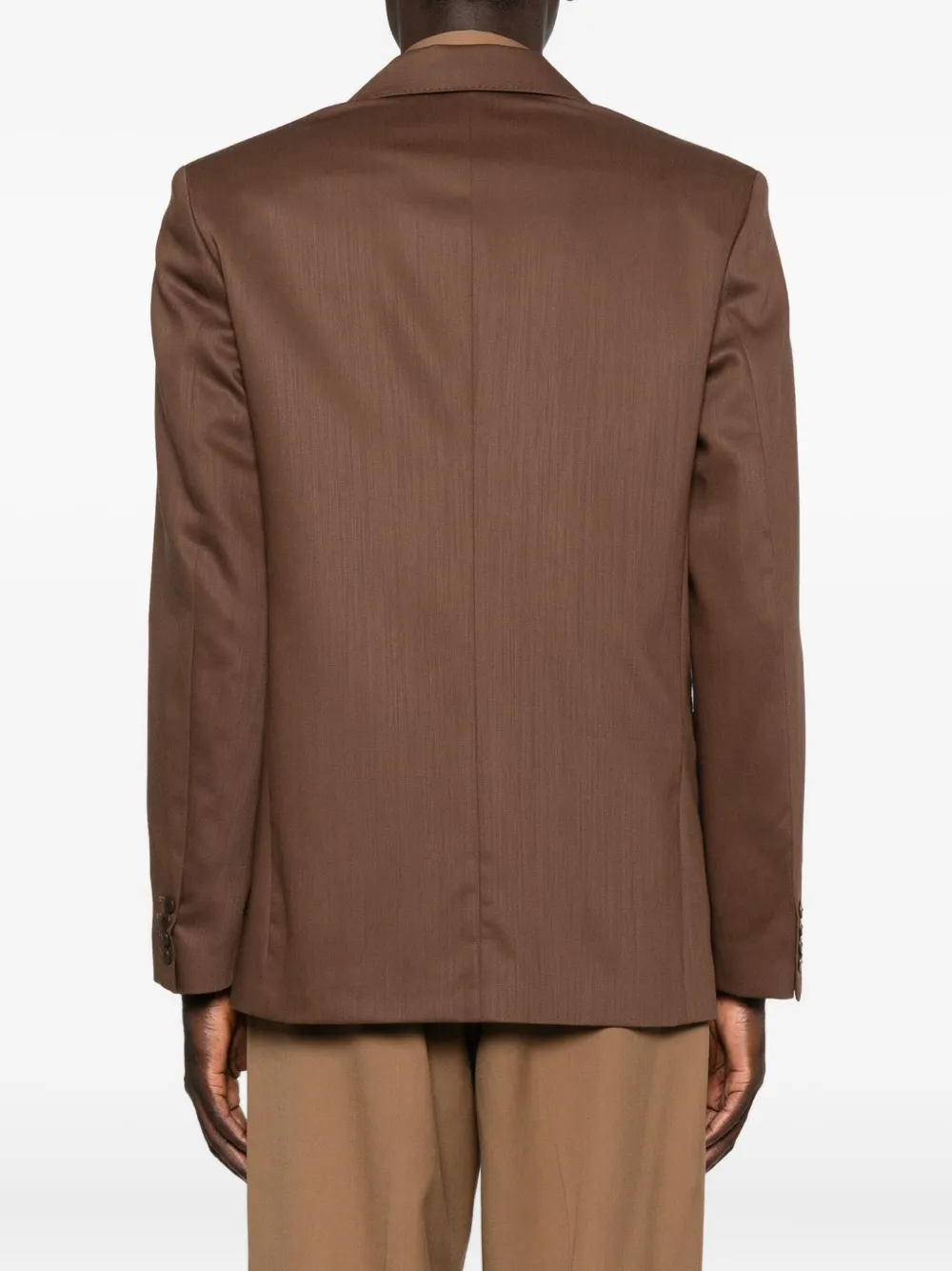 Costumein Blazer met dubbele rij knopen Bruin