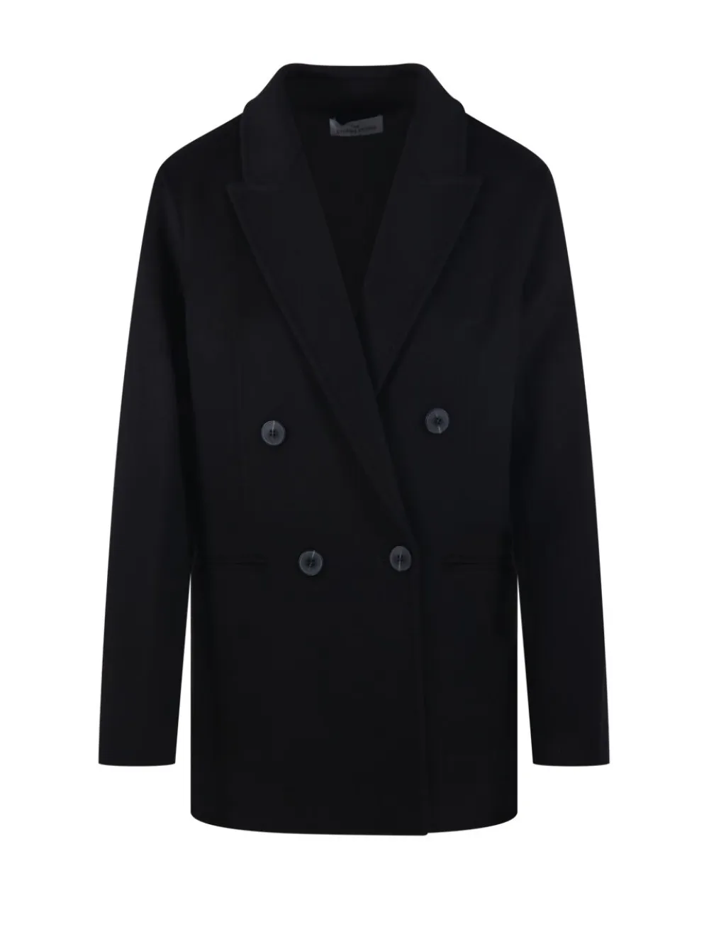 THE DYNAMIS STUDIO Cappotto doppiopetto in lana - Nero