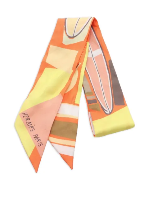 Hermès Pre-Owned 2000s Sea Surf and Fun silk scarf