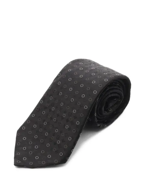 Louis Vuitton Pre-Owned 2010s monogram dot silk tie