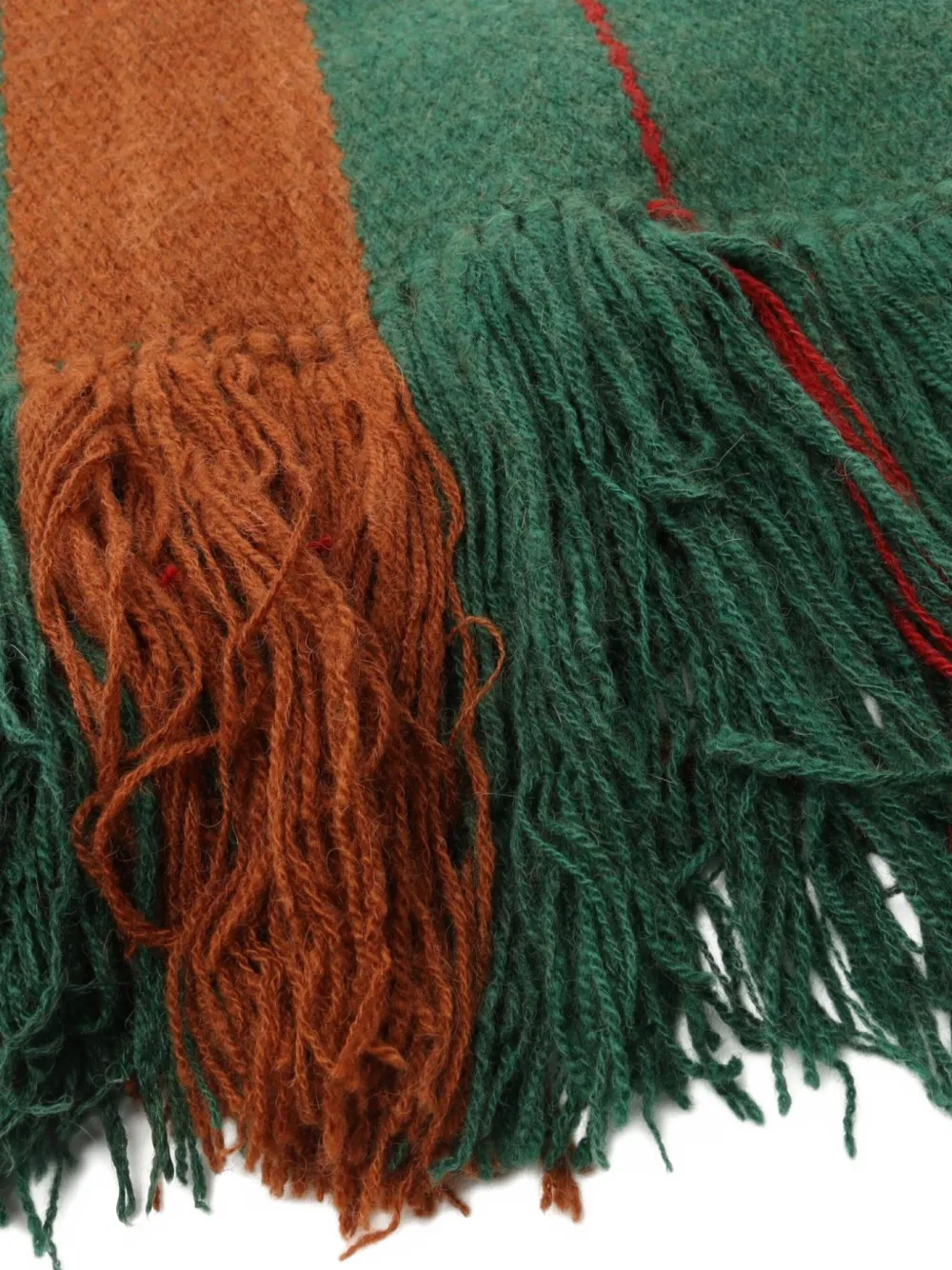  Hermès Pre-owned 2010s Striped Wool Scarf - Grey 