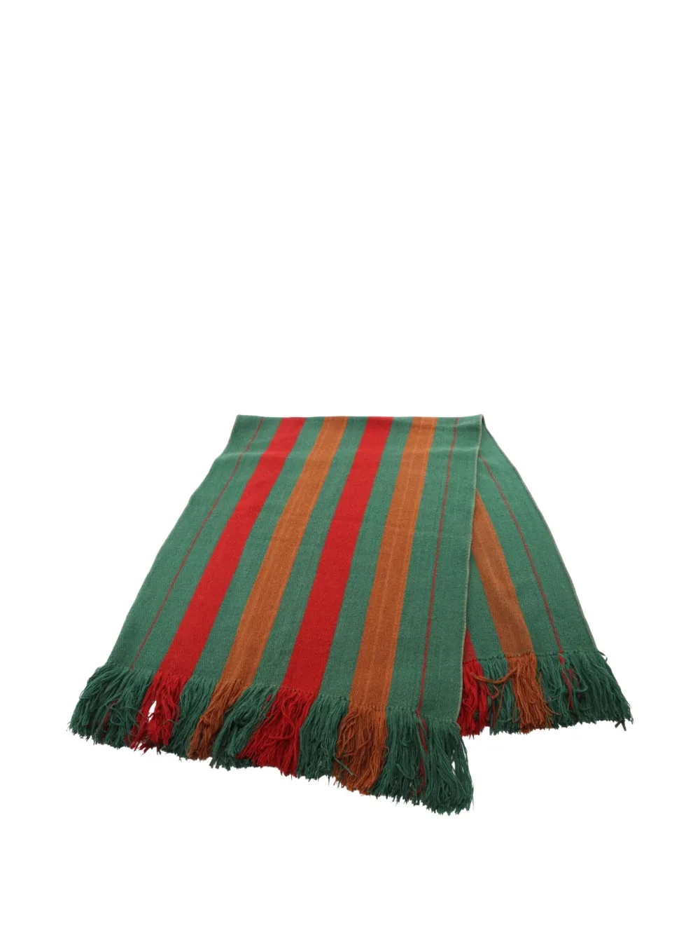 Hermès Pre-Owned 2010s striped wool scarf | Grey | Image 1