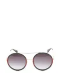 Gucci Pre-Owned 2010s round-frame sunglasses - GOLD, GREEN, RED