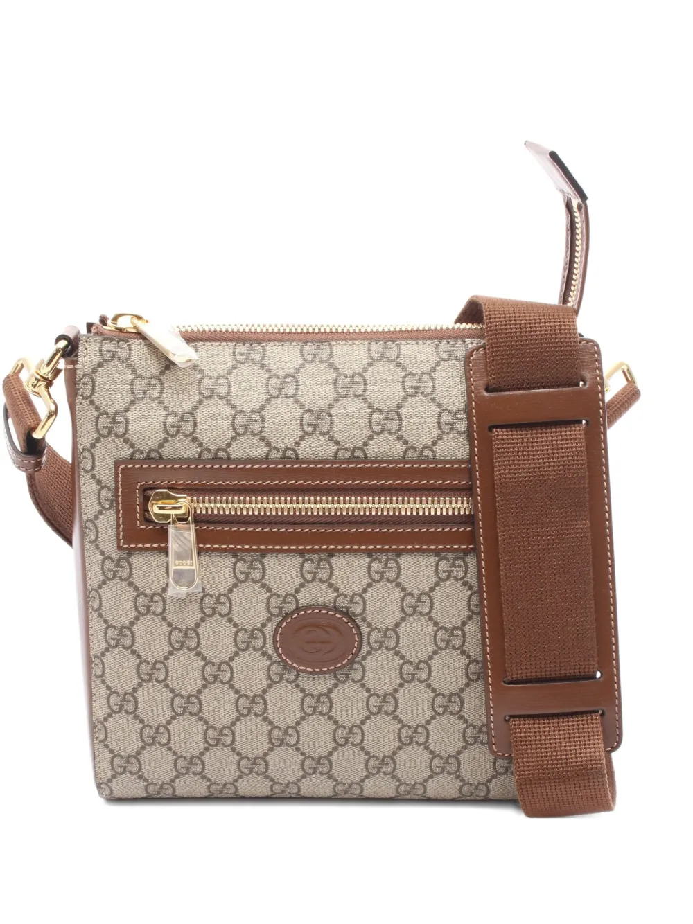 Gucci Pre-Owned 2020s Schultertasche aus GG Supreme | Braun | Image 1