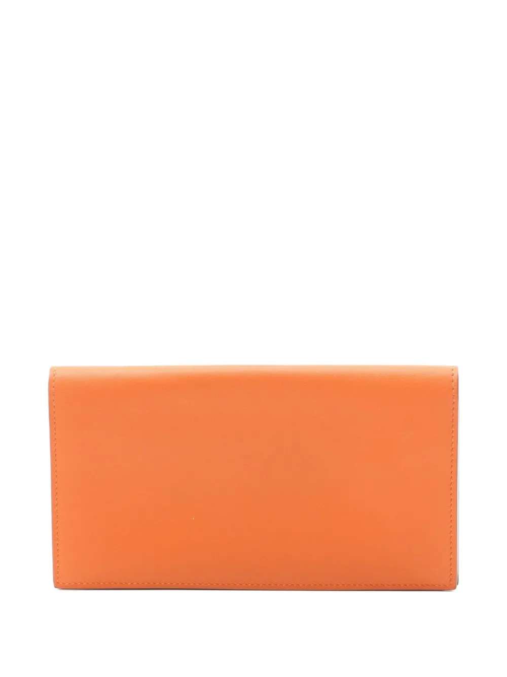 Pre-owned Hermes 2024 Citizen Twill Wallet In Brown