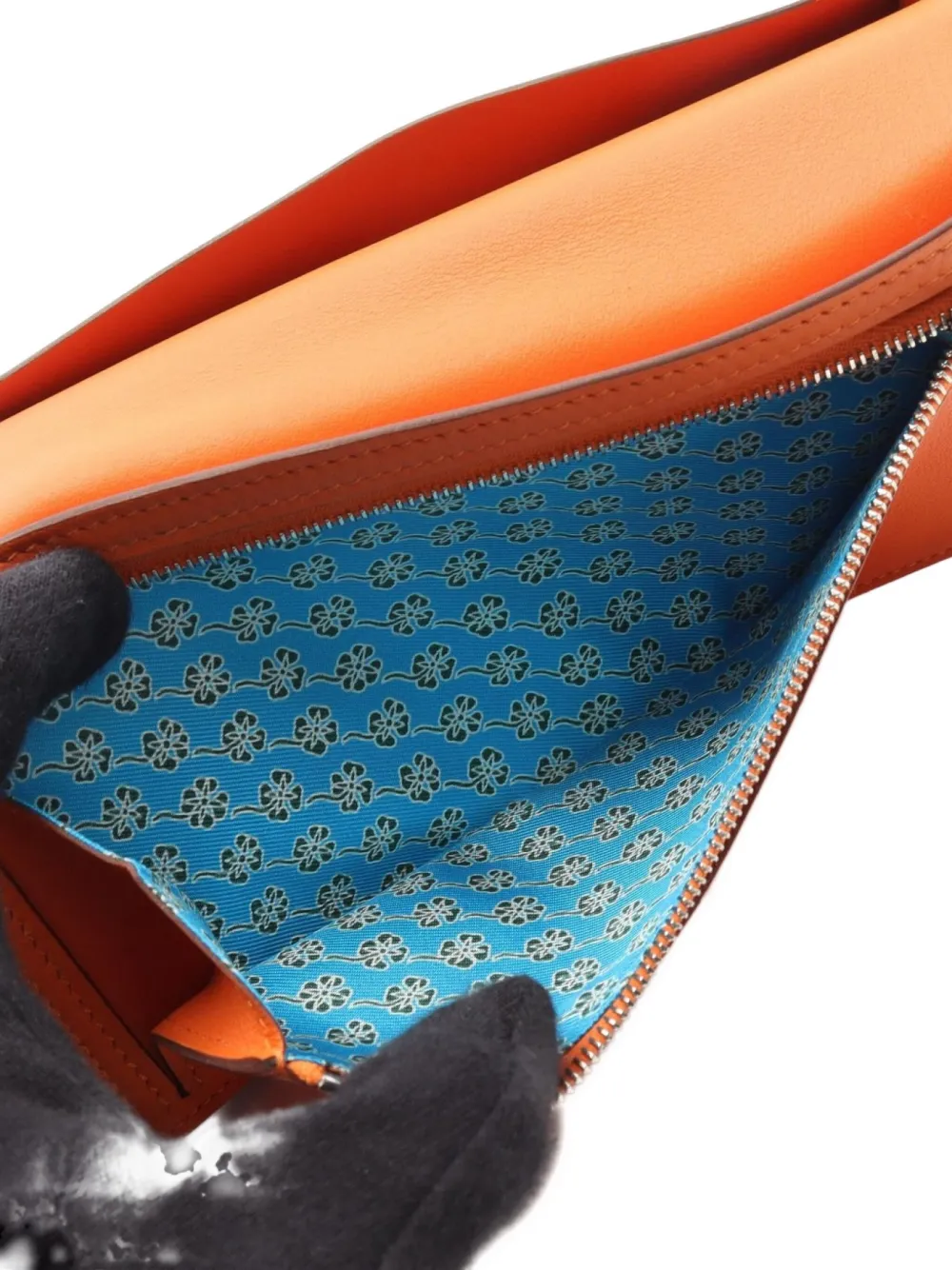 Pre-owned Hermes 2024 Citizen Twill Wallet In Brown