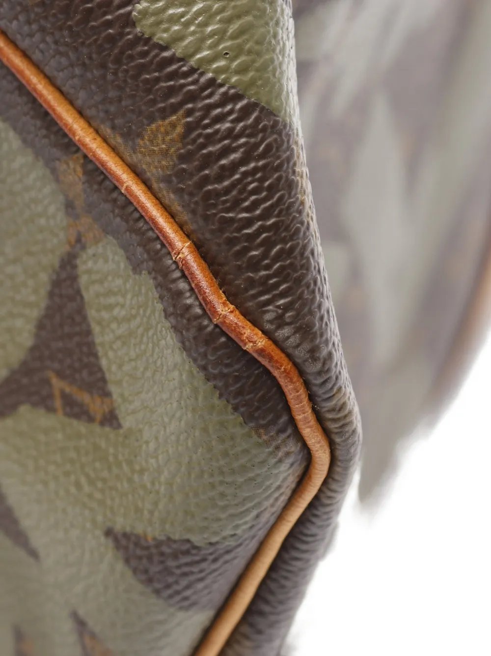 Pre-owned Louis Vuitton 2001 Keepall 50 Boston Graffiti Monogram Bag In Brown