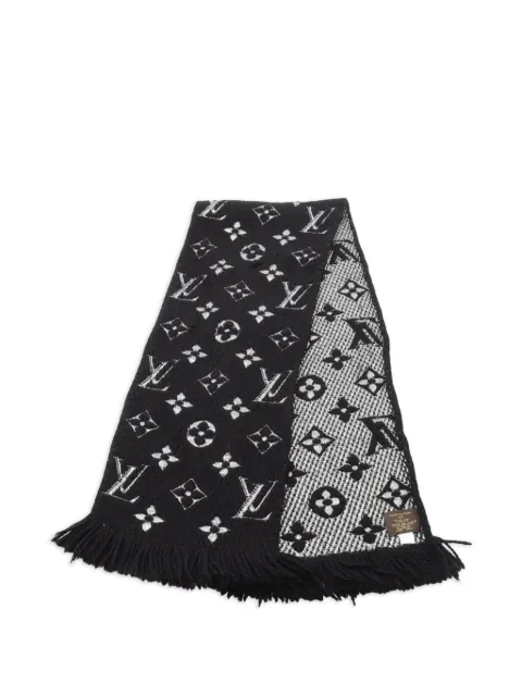 Louis Vuitton Pre-Owned 2016 monogram-pattern wool scarf