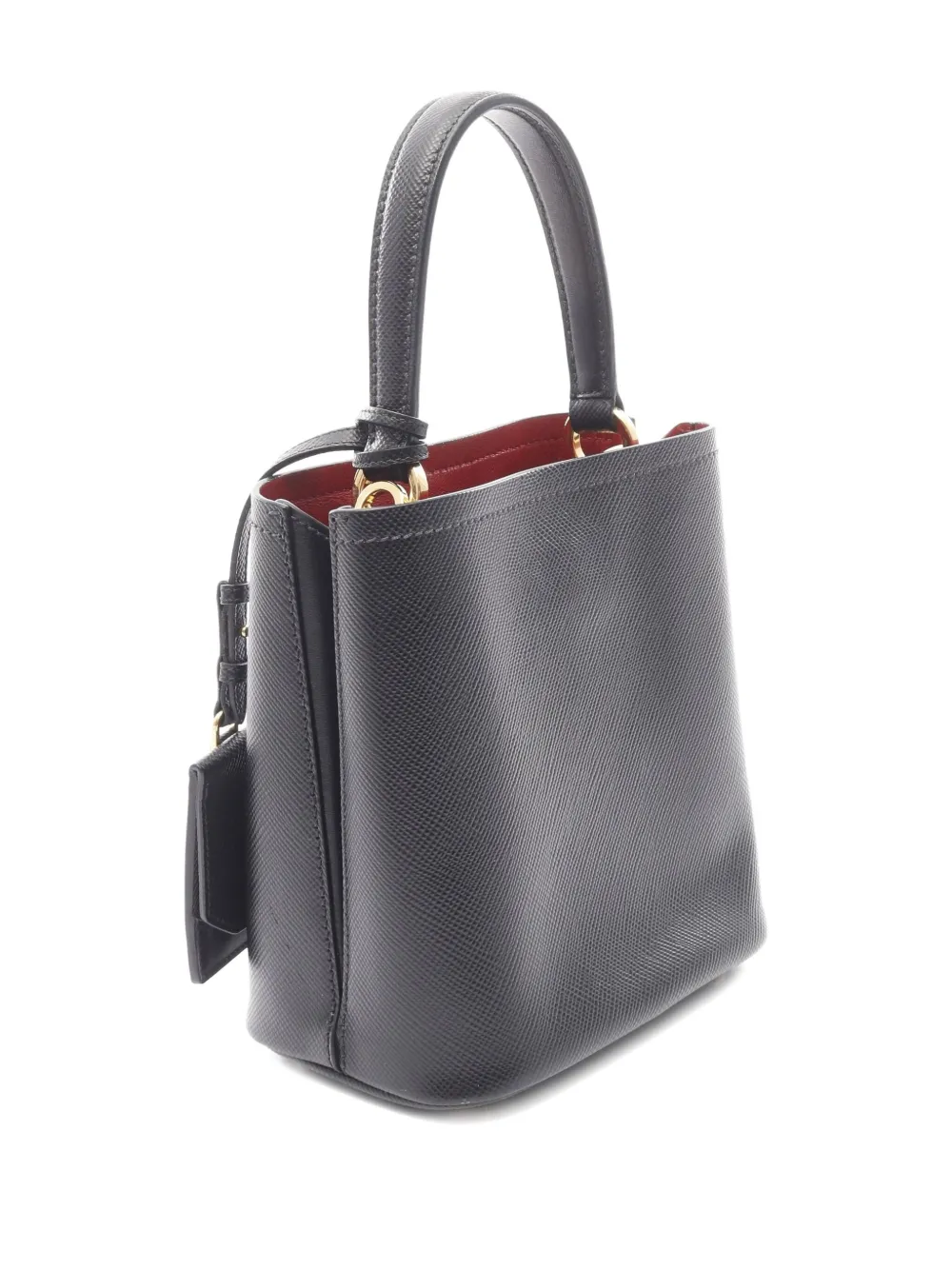 Pre-owned Prada 2010s Pannier Handbag In Black