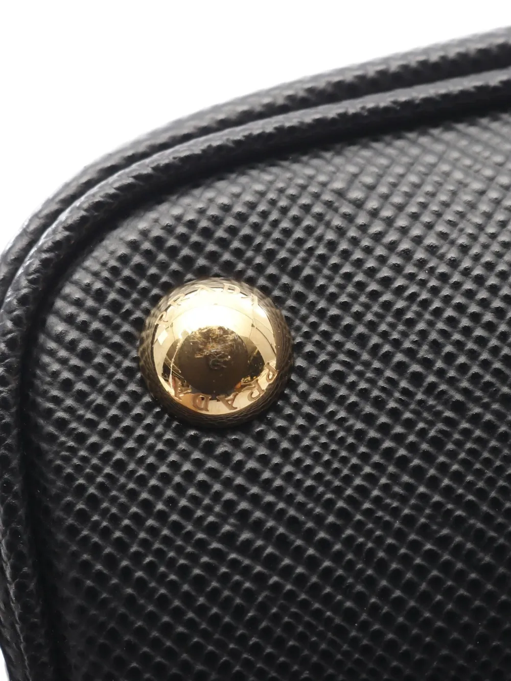Pre-owned Prada 2010s Pannier Handbag In Black
