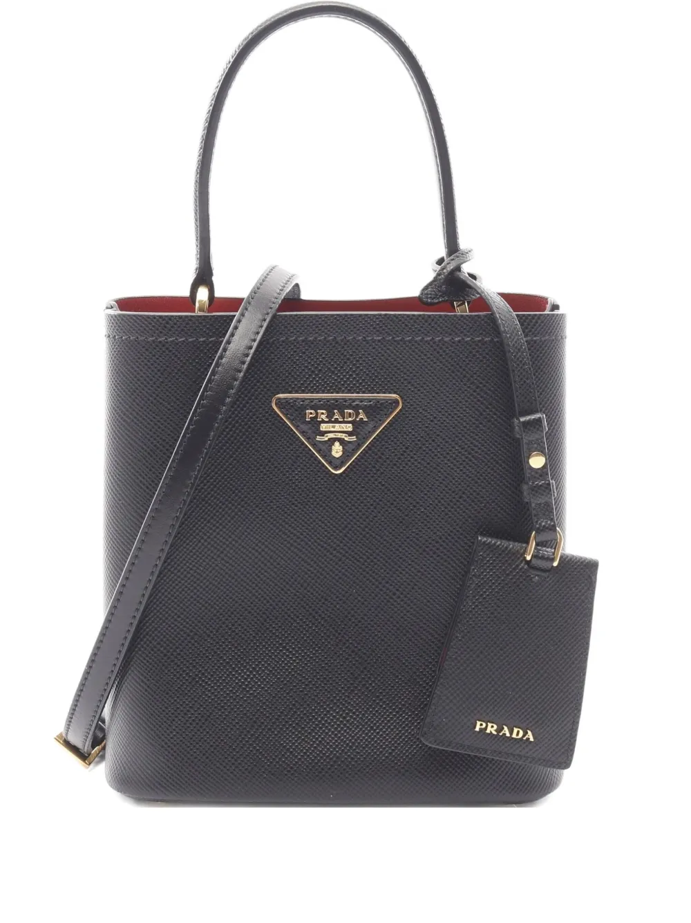 Pre-owned Prada 2010s Pannier Handbag In Black