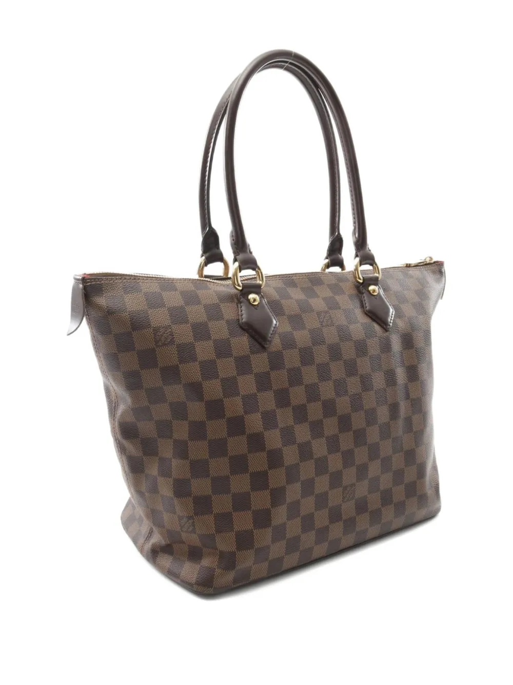 Pre-owned Louis Vuitton 2007 Saleya Mm Tote Bag In Brown