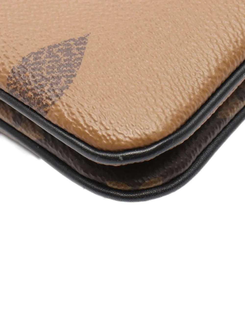 Pre-owned Louis Vuitton 2020 Monogram Giant Reverse Shoulder Bag In Brown