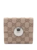 Gucci Pre-Owned 2010s Eclipse GG canvas tri-fold wallet - Brown