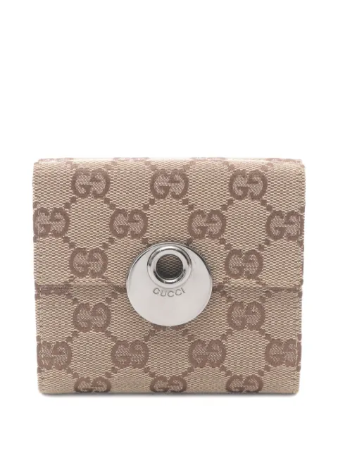 Gucci Pre-Owned 2010s Eclipse GG canvas tri-fold wallet