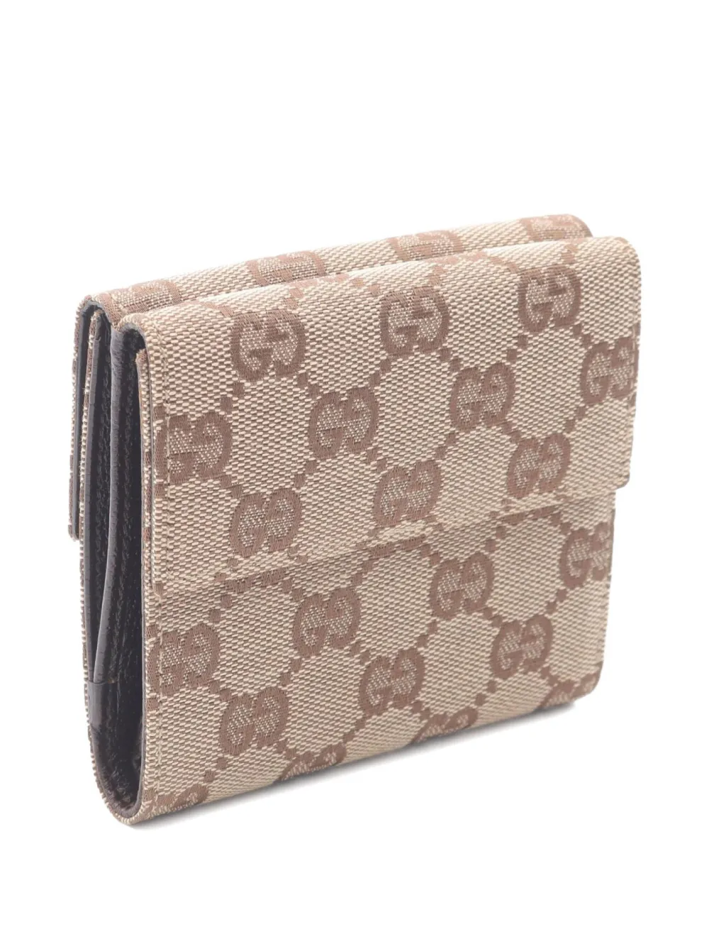Gucci Pre-Owned 2010s Eclipse GG canvas tri-fold wallet | Women | Image 2