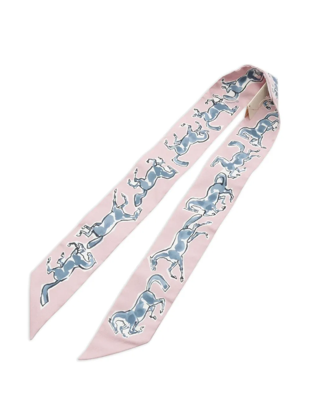 Hermès Pre-Owned horse-print silk scarf | Image 2
